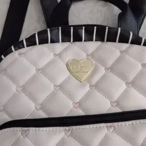 Betsey Johnson | Bags | Betsy Johnson Pink Backpack W Hearts  display picture 1